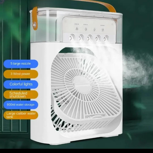 Next Nova 3-in-1 Portable Air Cooler Fan with Humidifier & 7-Color LED