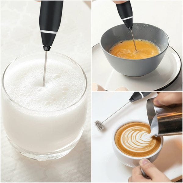 2 In 1 Electric Coffee Beater - Milk Frother And Egg Whisk - USB Electric Rechargeable Kitchen Tool.