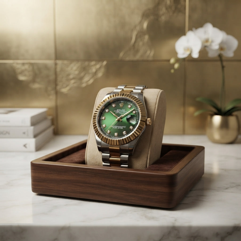 Imperial Green Luxury Men's Watch ⌚💚