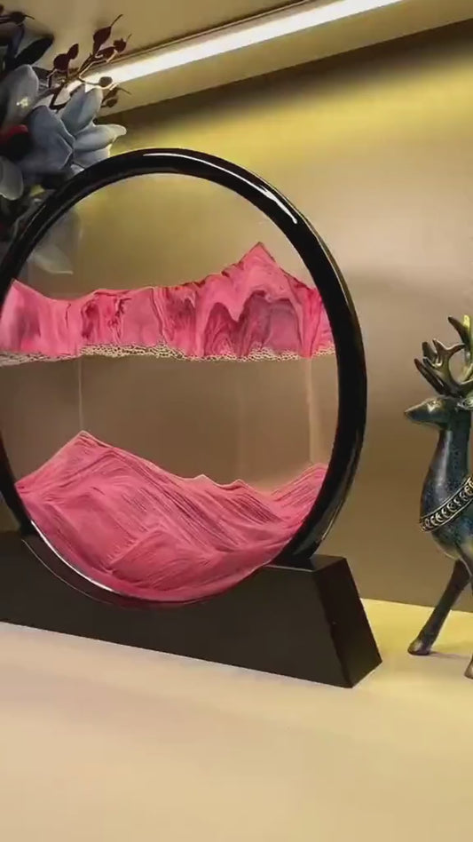 3D Moving Sand Art Lamp – Every Flip Creates a New Masterpiece!