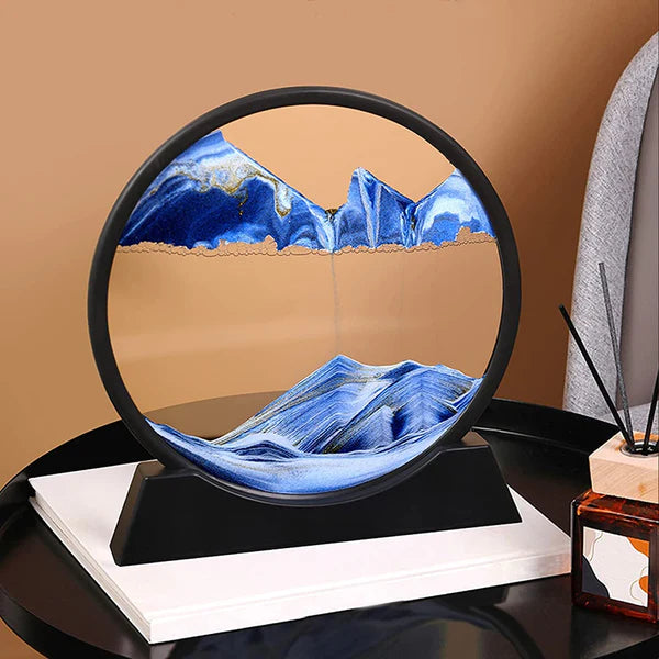 3D Moving Sand Art Lamp – Every Flip Creates a New Masterpiece!