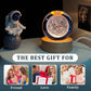 3D Galaxy Moon Crystal Ball Lamp – Wooden LED Base Night Light