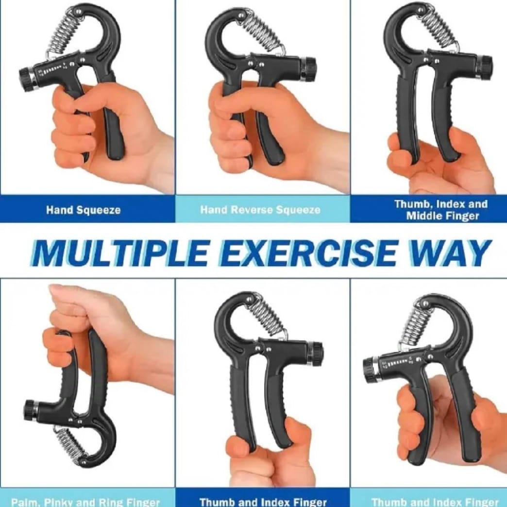 Hand Gripper With Counter | Adjustable Hand Grip Strengthener | Forearm & Finger Exercise Gripper