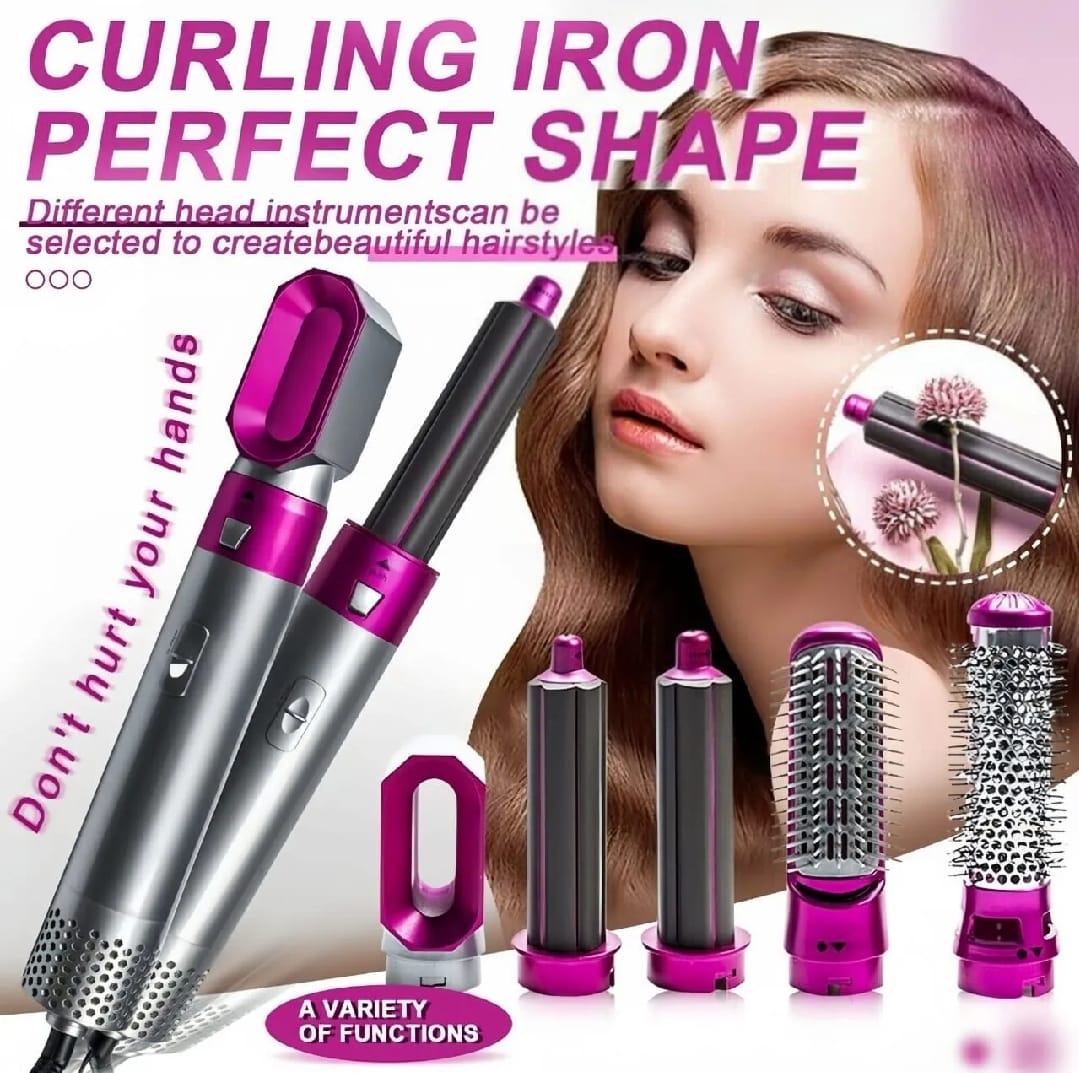 5 In one Hair Styler Brush