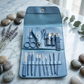 16-Piece Premium Personal Manicure & Pedicure Grooming Kit – Professional Stainless Steel Nail Clippers & Care Set with Travel Case