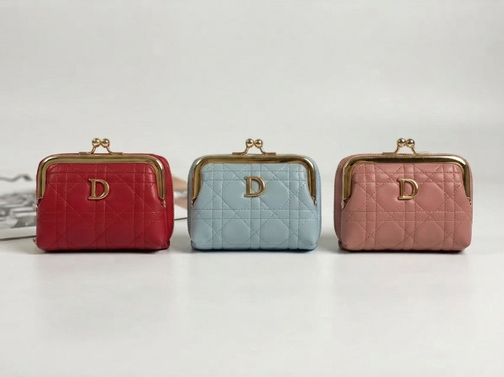 Premium Women’s Mini Wallet – Luxury Ladies Card Holder with 12 Card Slots, Coin Pocket, Cash Compartment, Secure Zip Closure & Wrist Strap