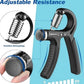 Hand Gripper With Counter | Adjustable Hand Grip Strengthener | Forearm & Finger Exercise Gripper