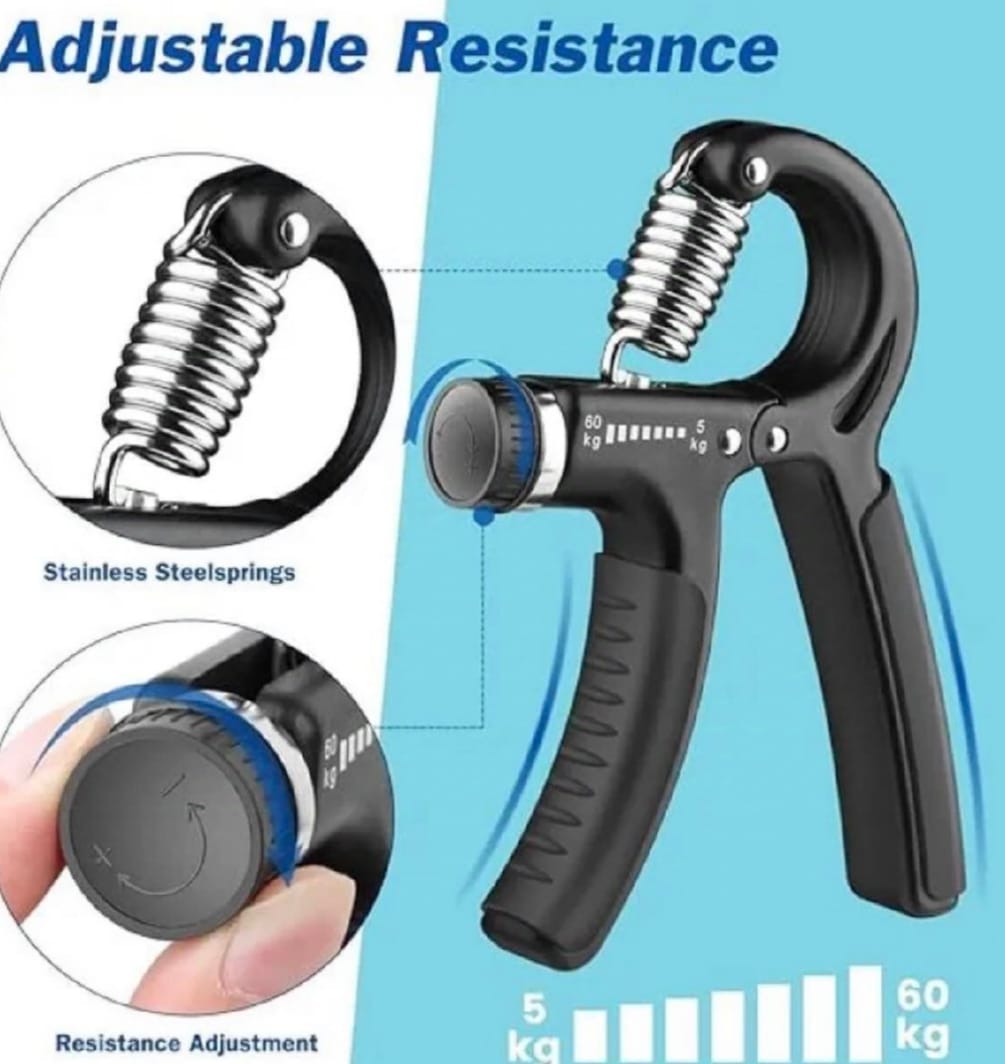Hand Gripper With Counter | Adjustable Hand Grip Strengthener | Forearm & Finger Exercise Gripper