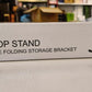 Folding Adjustable Aluminum Laptop Stand - Portable Ergonomic Multi Angle Desk Riser Lightweight Heat Dissipation Notebook Holder Mount
