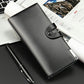 Premium Men's Long Wallet with Mobile Pocket | 10 Card Slots | Cash Pocket | Button Closure |