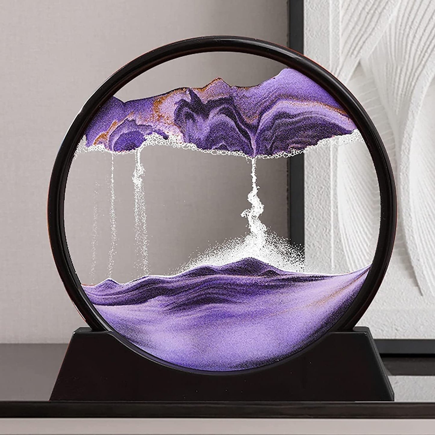 3D Moving Sand Art Lamp – Every Flip Creates a New Masterpiece!
